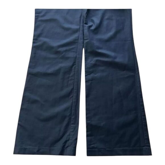 Ann Taylor Women Black Dress Pants Size 4 Mid Rise Wide Leg Zipper Closure - Picture 5 of 8